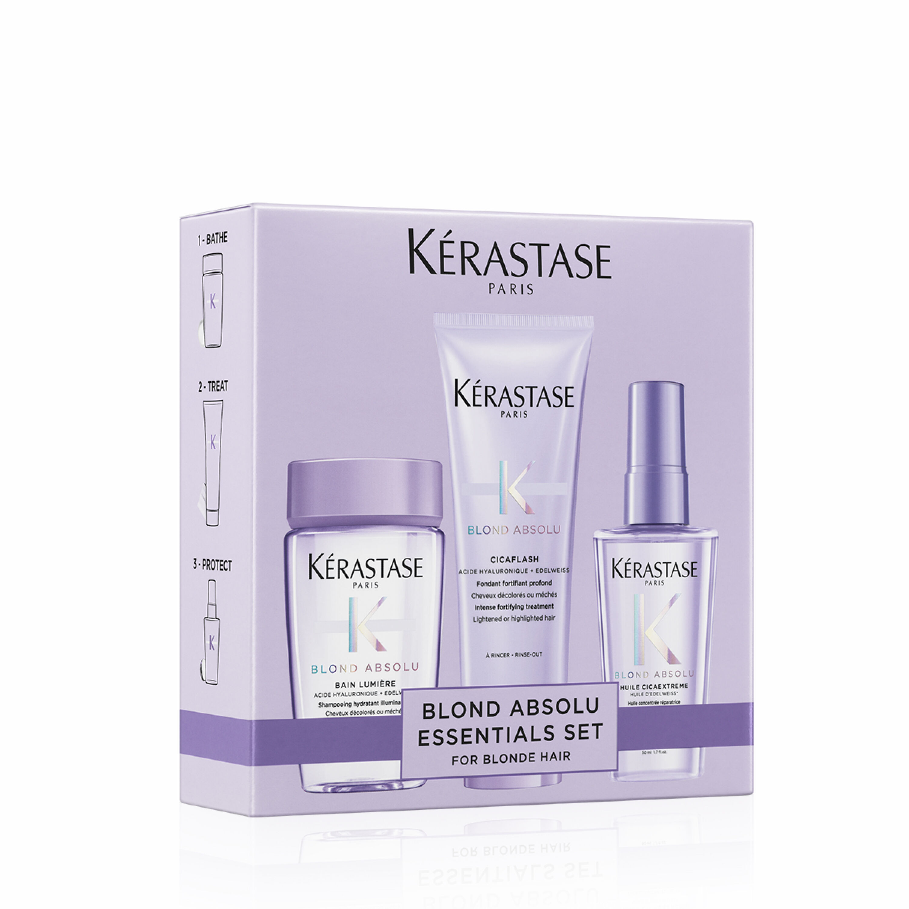 Coffret Decouverte Blond Absolu pour Cheveux Blonds Decolores