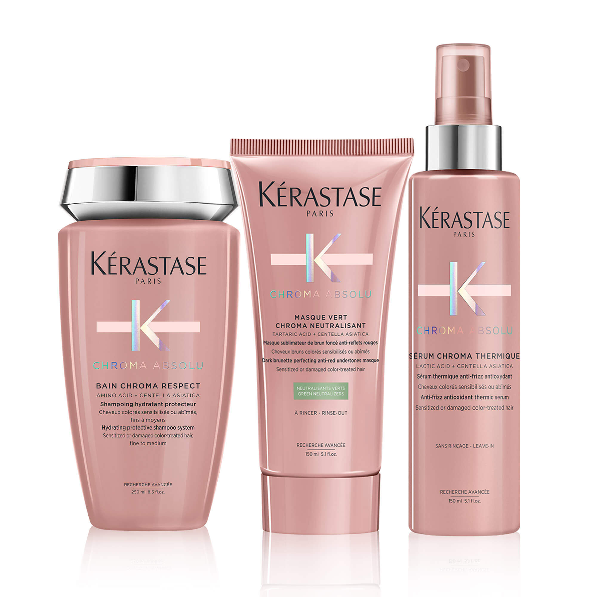 Trio Chroma Absolu Cheveux Colores Bruns