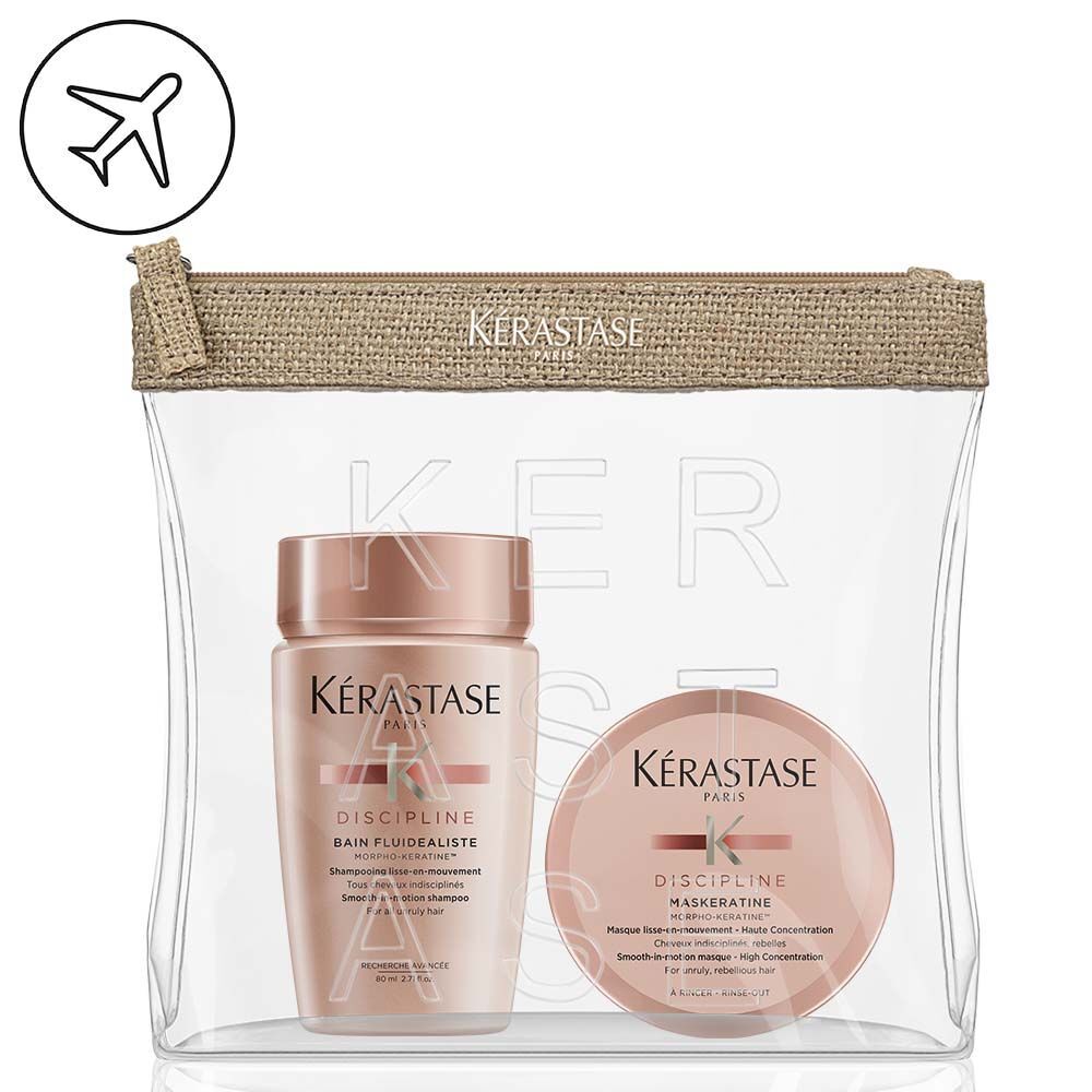 Les trousses en format voyage Kérastase, produits 