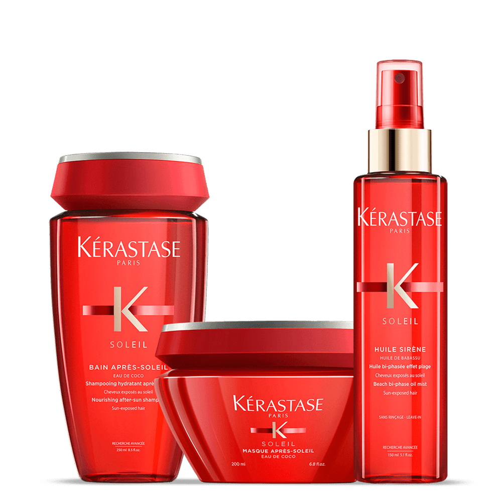 Trio Soleil Effet Plage Soins protecteurs cheveux | KÉRASTASE