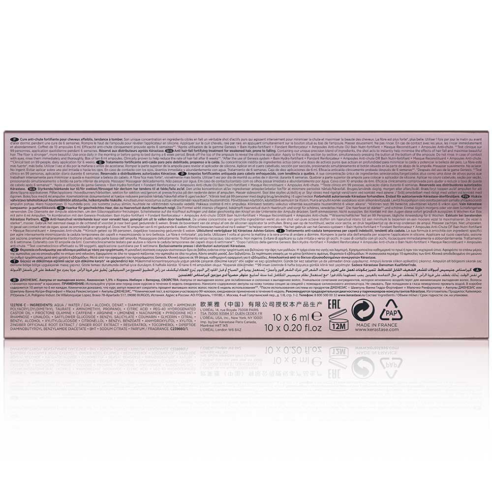 Ampoules Cure Anti-chute fortifiantes