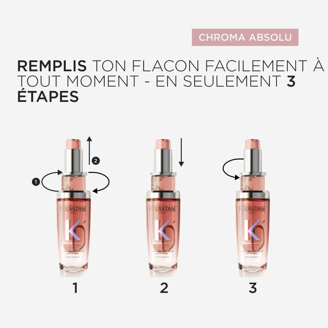 L'HUILE CHROMA ECLAT + RECHARGE