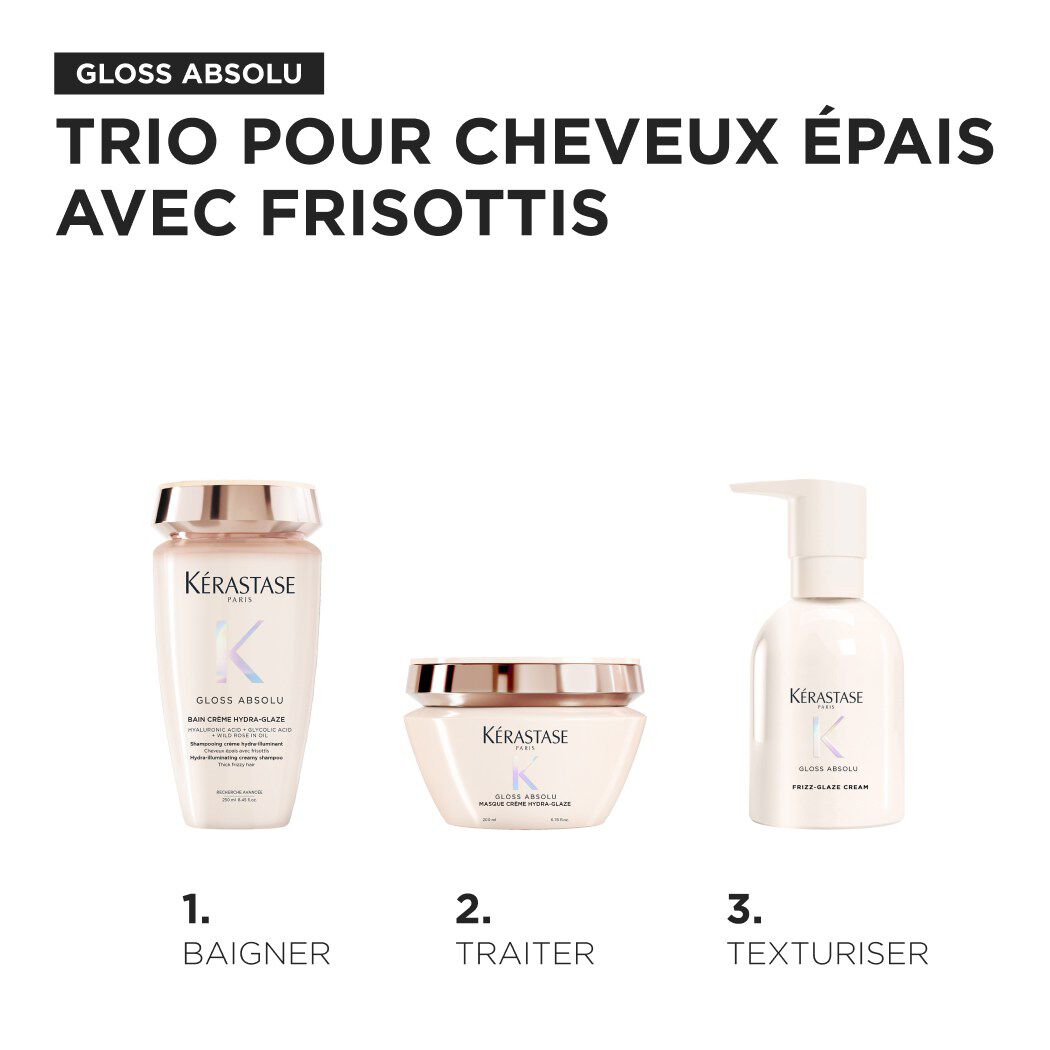 TRIO BRILLANCE ANTI FRISOTTIS CHEVEUX EPAIS