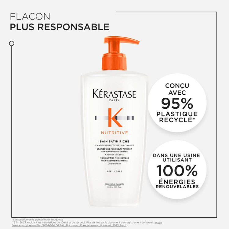 Bain Rechargeable 500ml Satin Riche