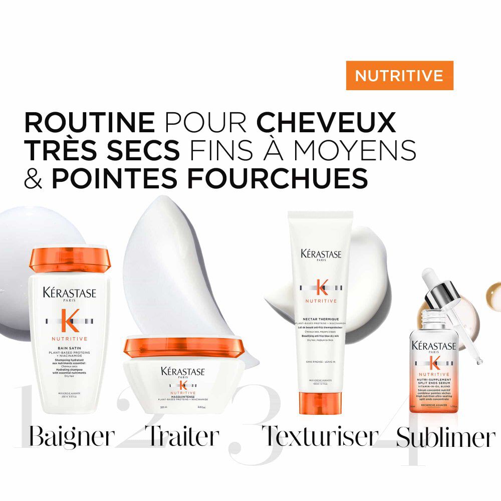 Quatuor Nutritive cheveux tres secs