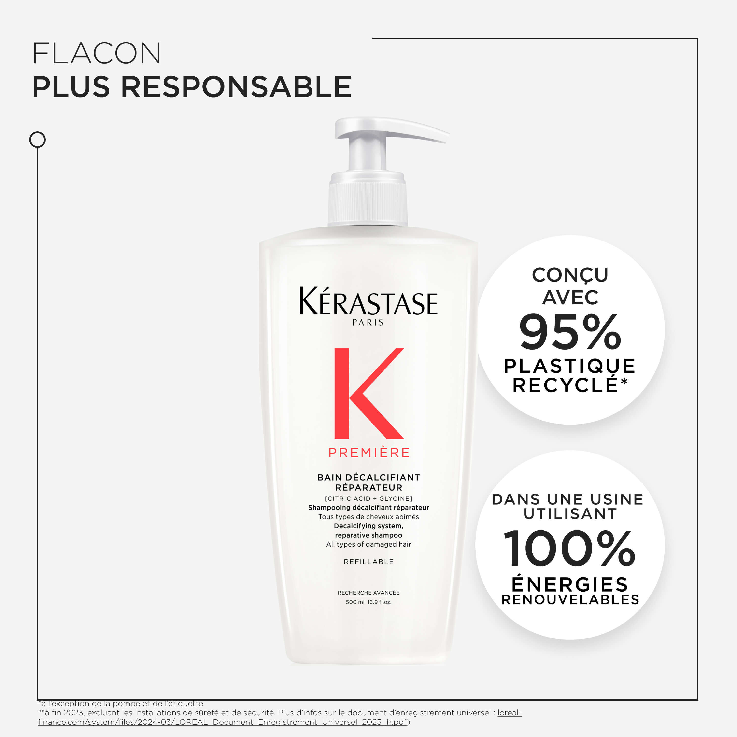 Bain Rechargeable 500ml Decalcifiant Reparateur
