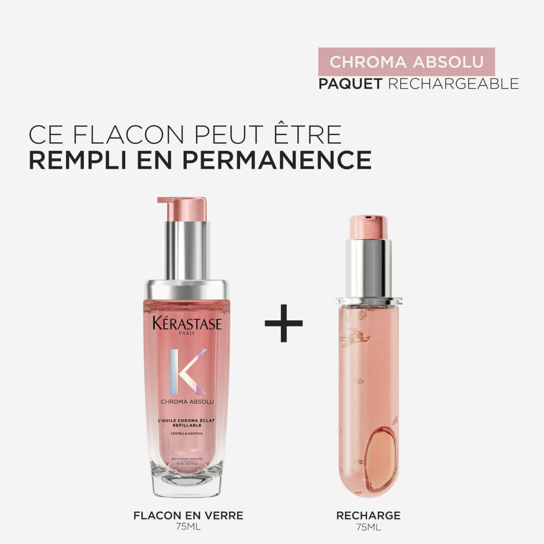 L'HUILE CHROMA ECLAT + RECHARGE