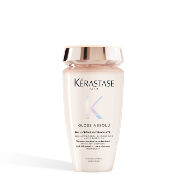Kérastase Gloss Absolu Créme Bain Hydra-Glaze shampoing bain pour des cheveux brillants et doux 250 ml