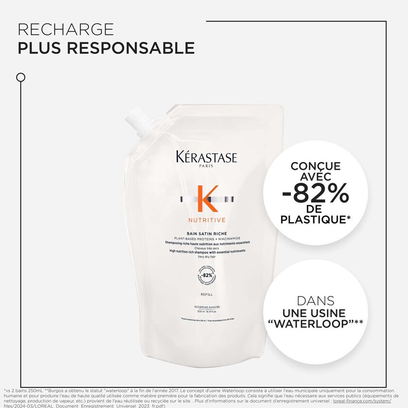 Recharge 500ml Bain Satin Riche