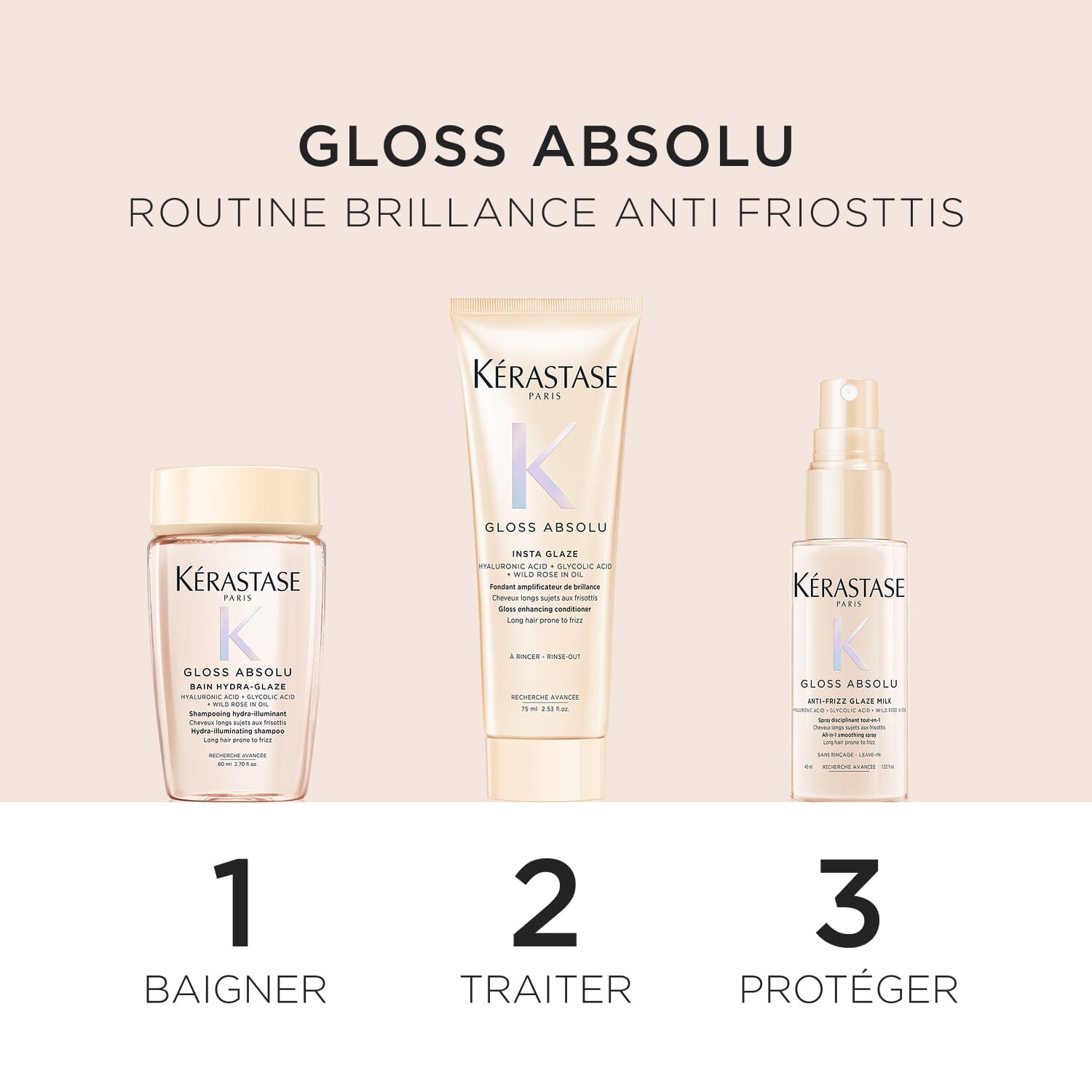 COFFRET GLOSS ABSOLU : BRILLANCE & ANTI-FRISOTTIS - KERASTASE