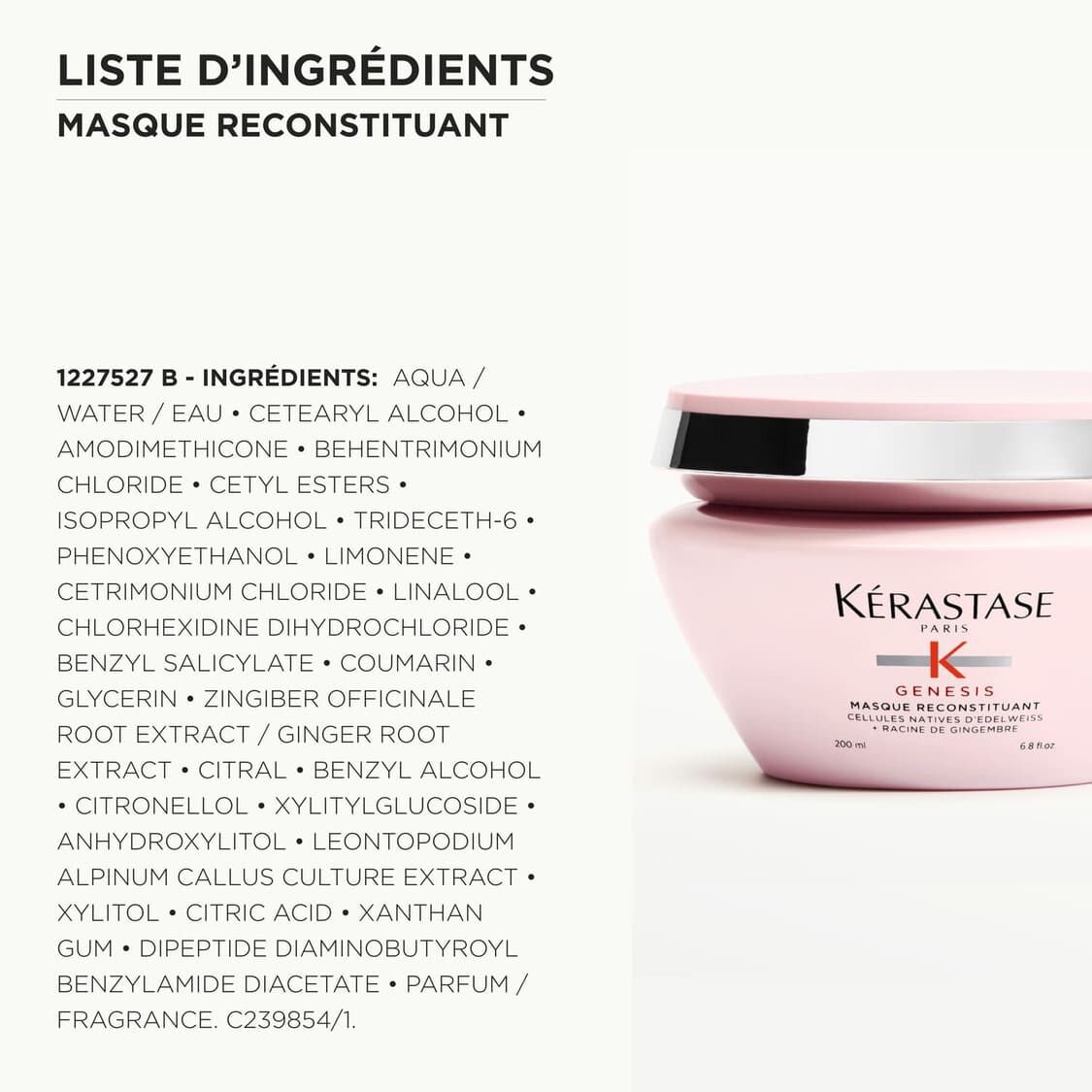 Masque Reconstituant