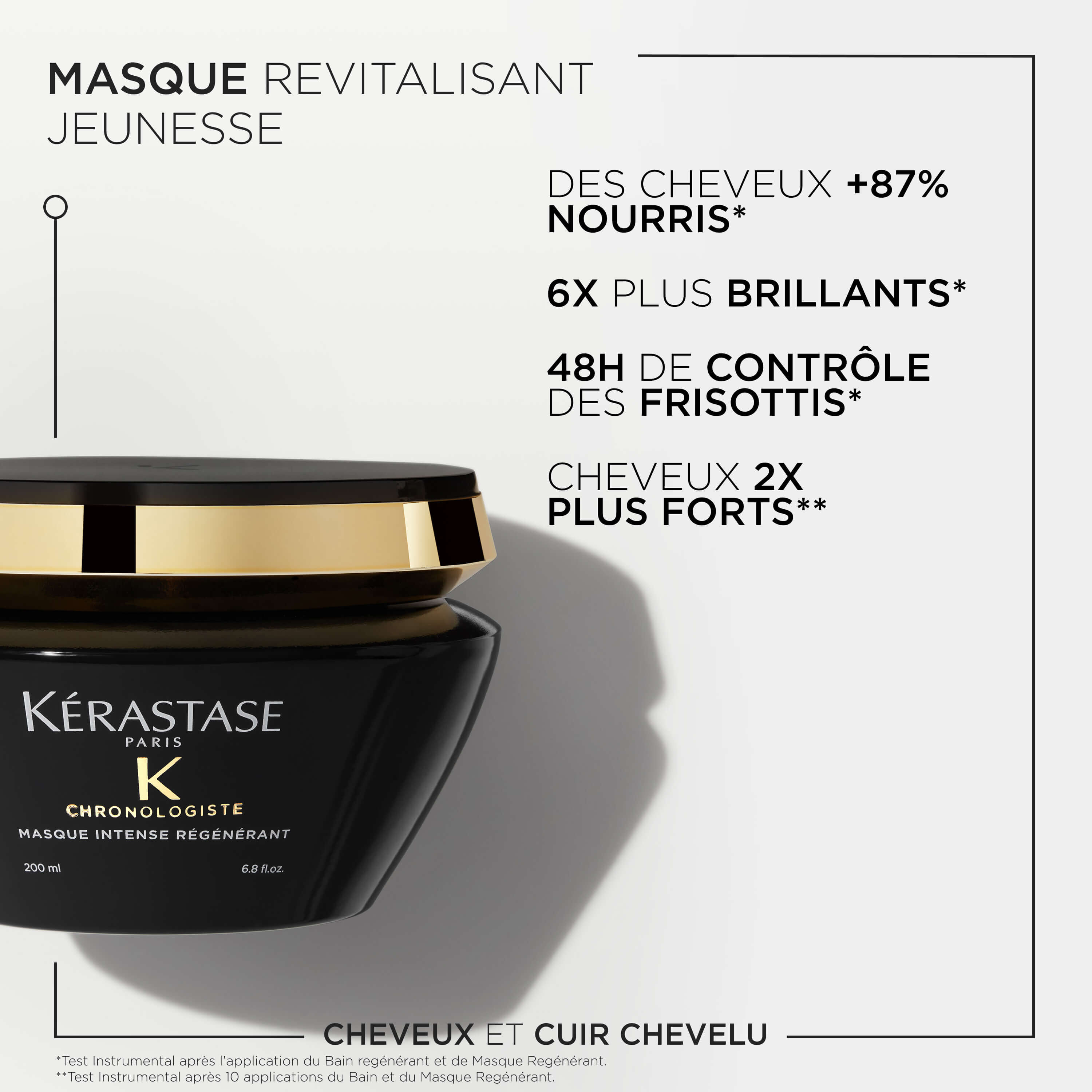 Kérastase Masque Intense Régénérant 500 Masque Intense Régénérant 500ml - Mickael Piégay Coiffeur