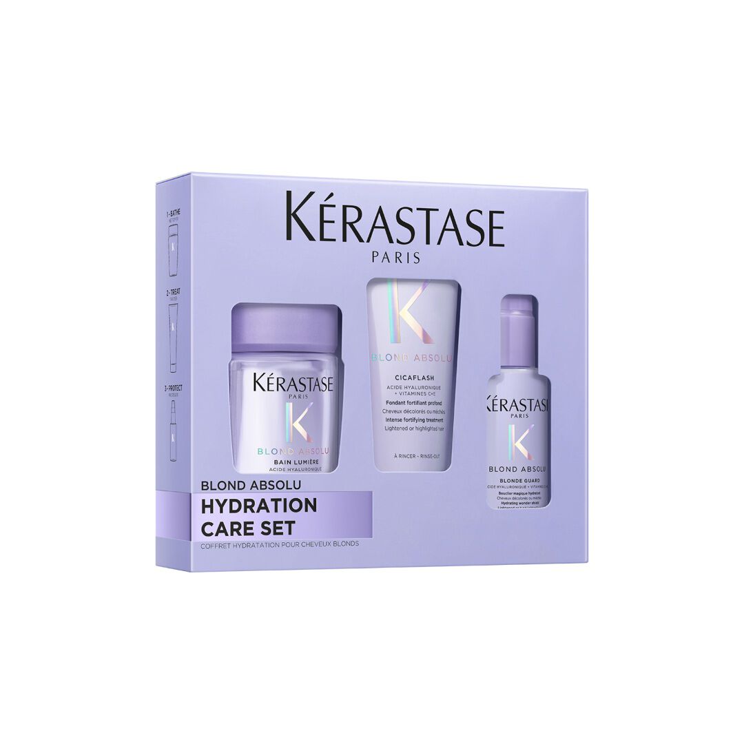 Kérastase Blond Absolu Hydration Care Set C cadeau pour cheveux blonds et méchés