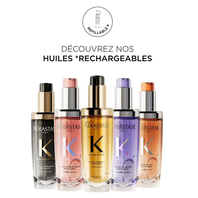 HUILE DE PARFUM HUILE REVITALISANTE POUR CHEVEUX