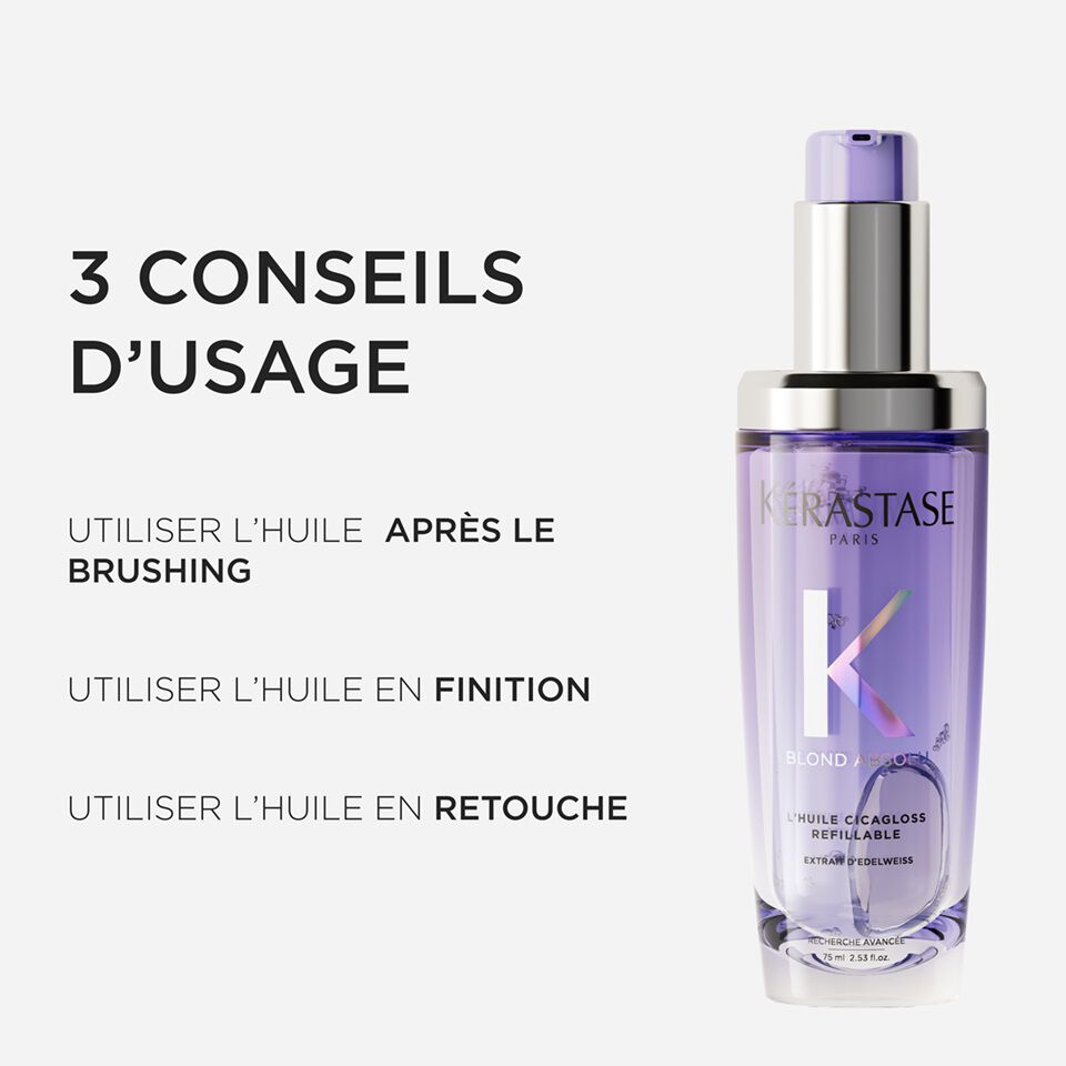 L'HUILE CICAGLOSS RECHARGEABLE - 75 ML