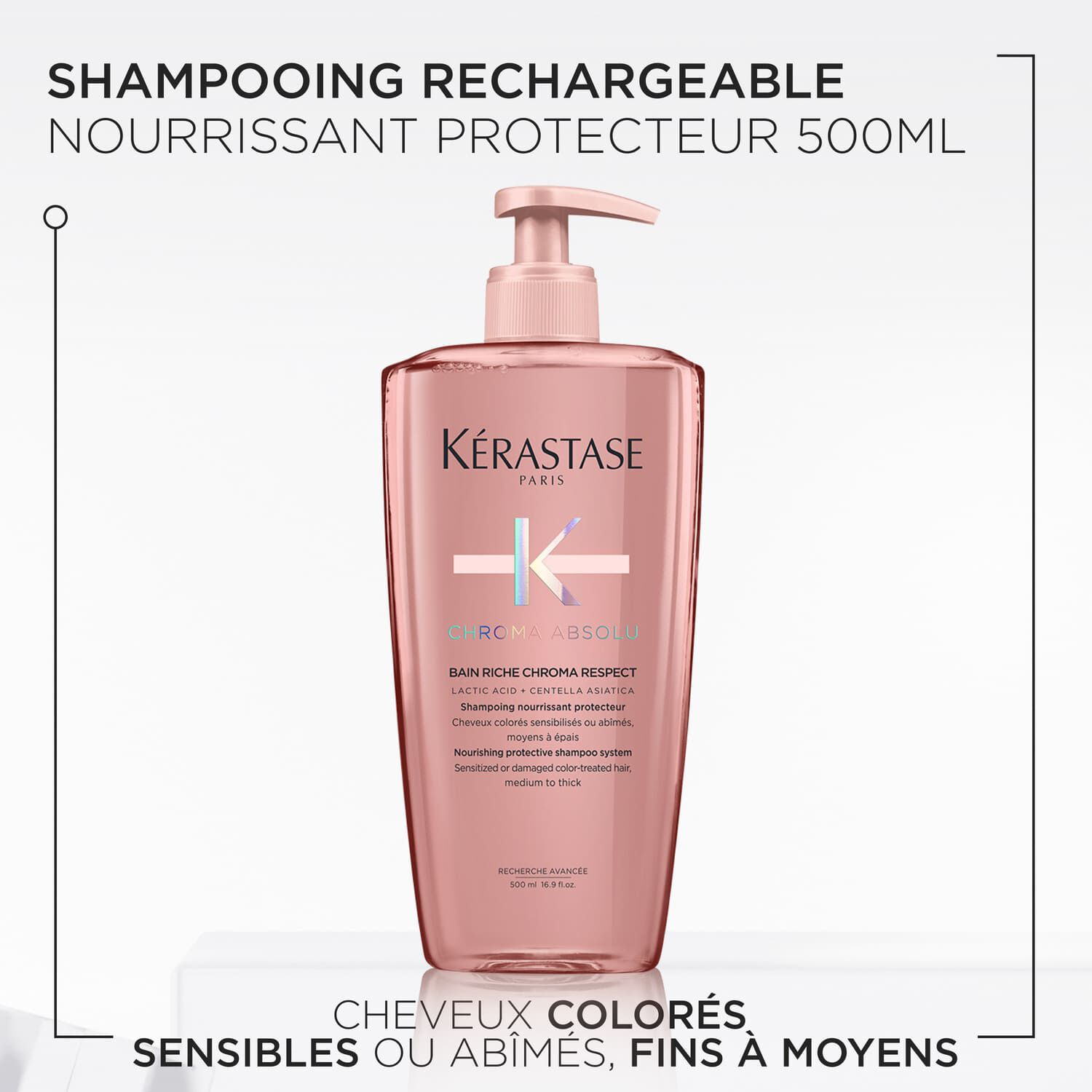 Bain Rechargeable 500ml Riche Chroma Respect