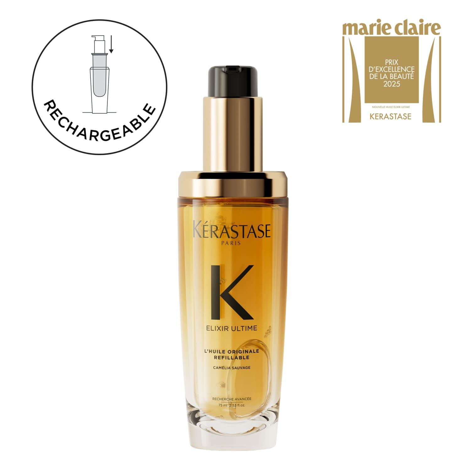 L'Huile Originale Elixir Ultime Brillance rechargeable | Kérastase