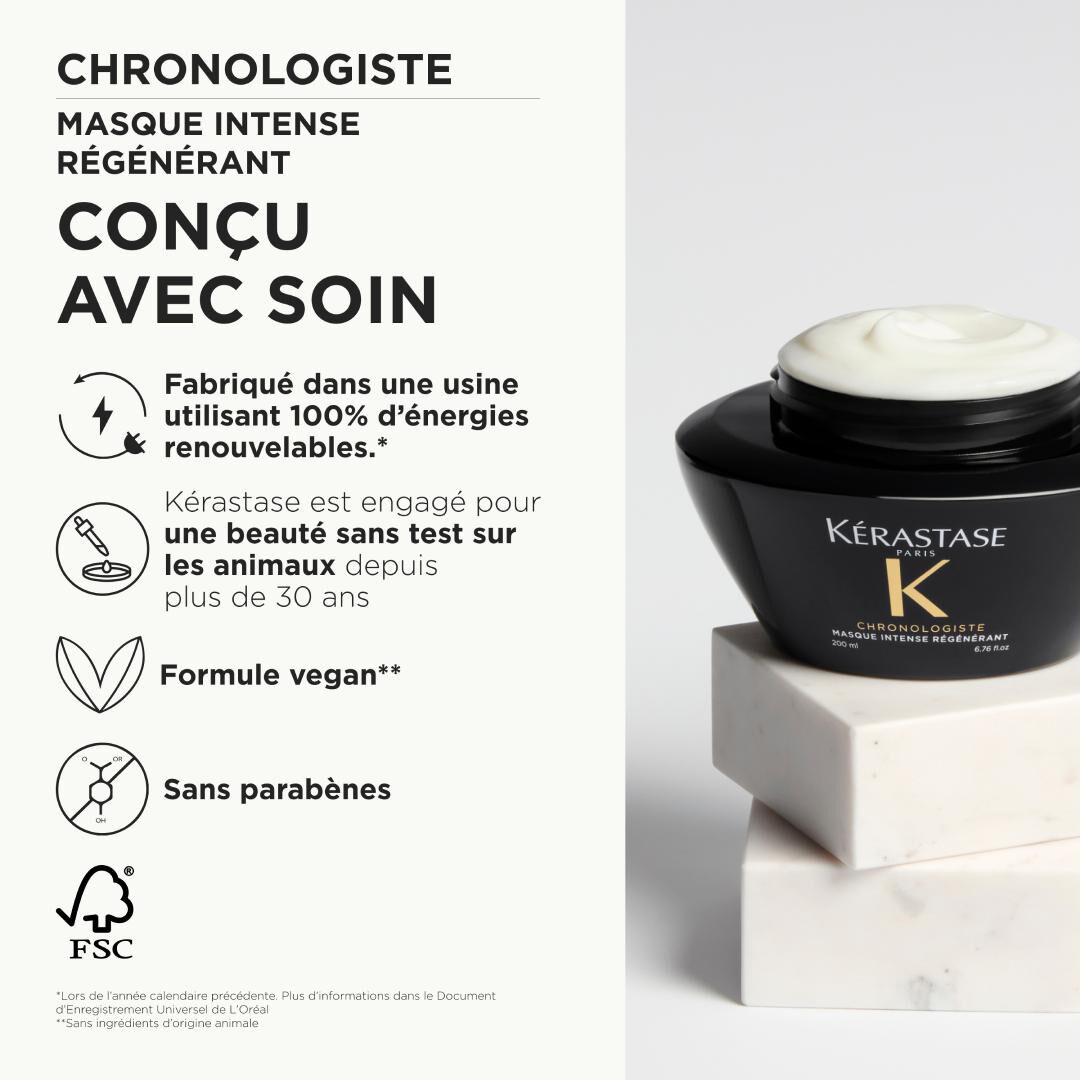 Chronologiste | Masque Intense Régénérant revitalisant jeunesse