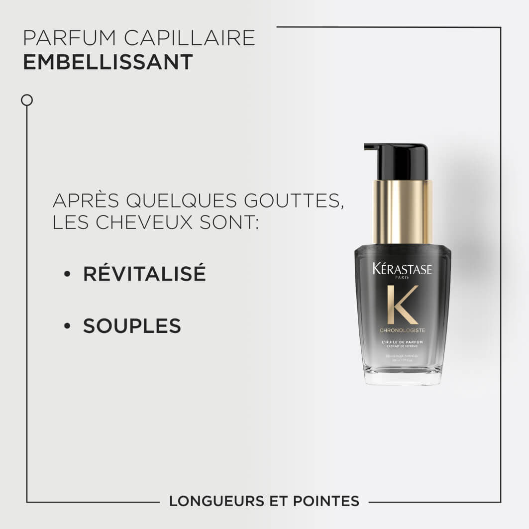 HUILE DE PARFUM HUILE REVITALISANTE POUR CHEVEUX