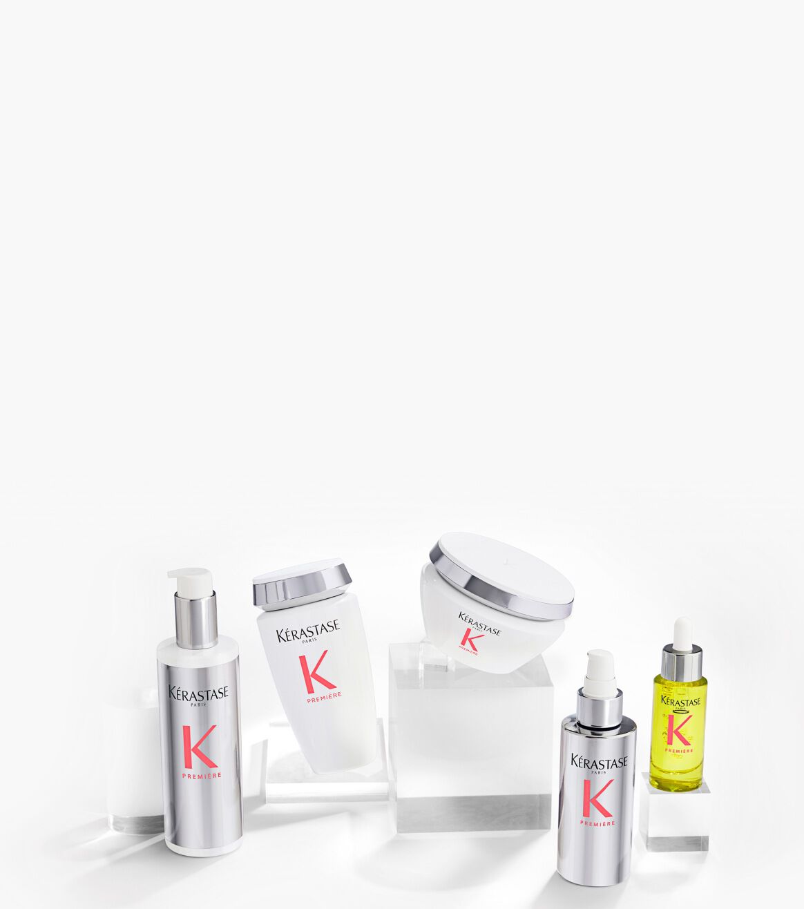 La gamme Premiere posee sur un socle en verre.