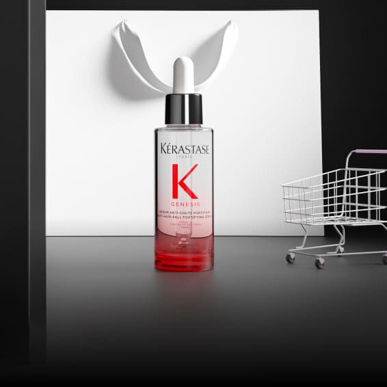 Flacon rose du Serum Universel Chronologiste de Kerastase.