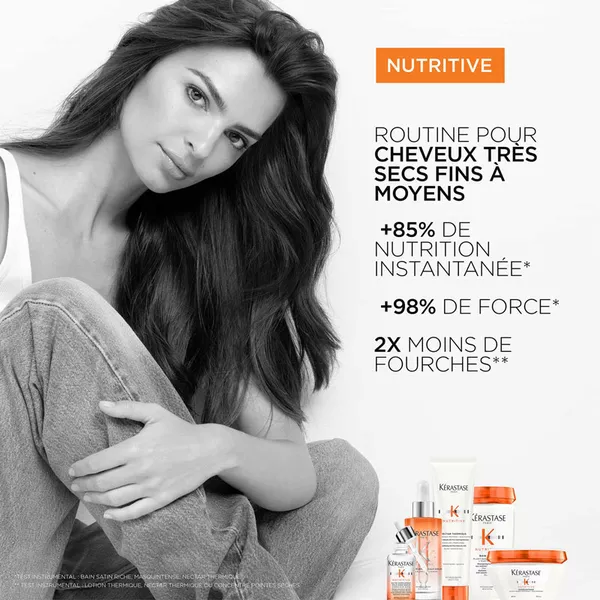 Nutritive - plus d'hydratation des cheveux
