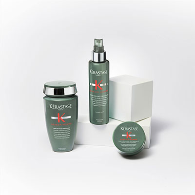 Kérastase Men thinning hair Routine to fight hair fall Kérastase Men thinning hair Routine to fight hair fall
